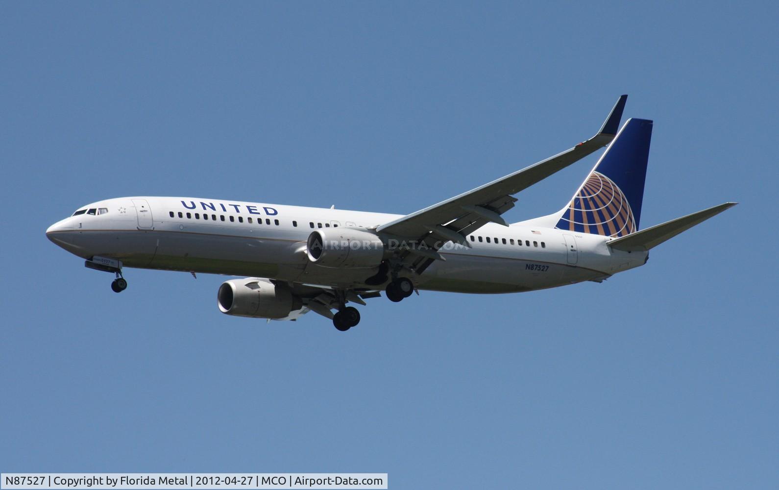 N87527, 2010 Boeing 737-824 C/N 38701, United 737-800
