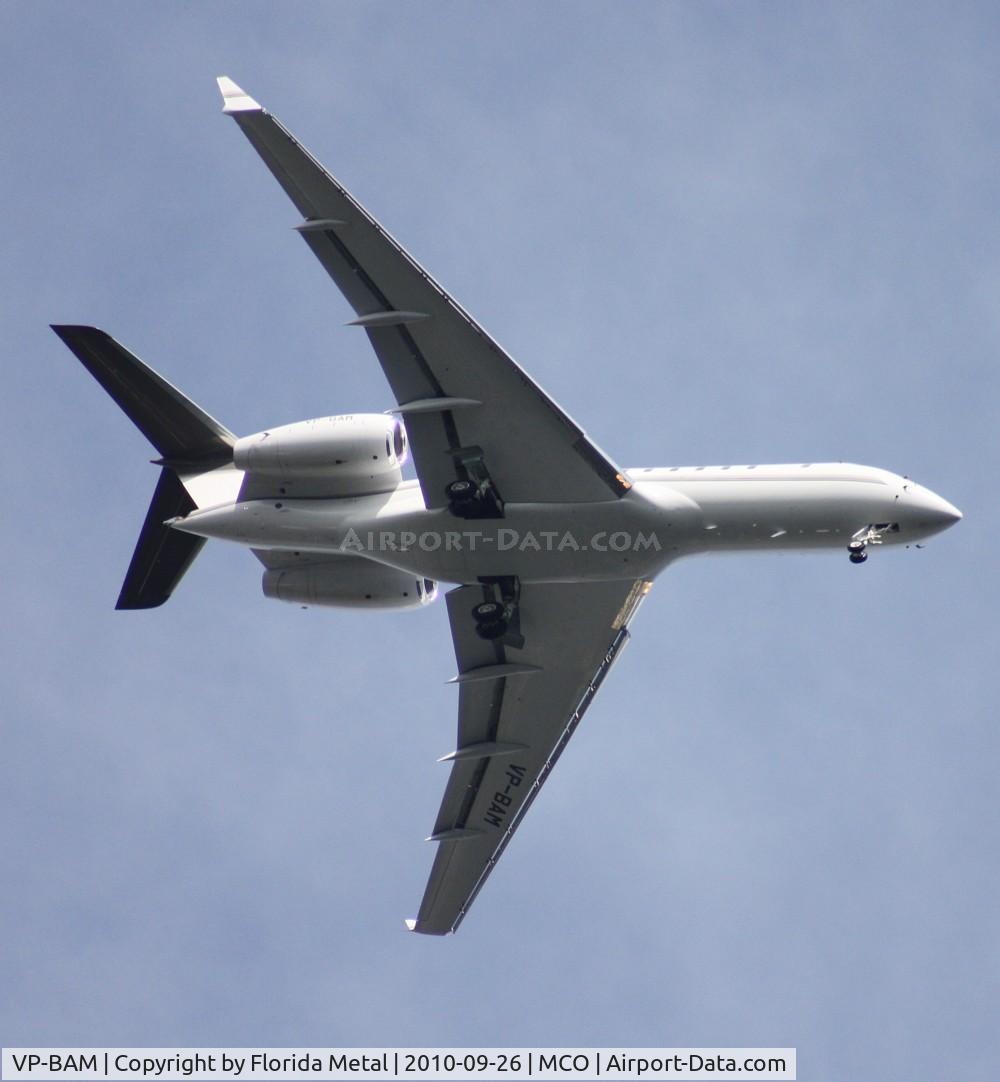 VP-BAM, 2004 Bombardier BD-700-1A11 Global 5000 C/N 9157, Global 5000