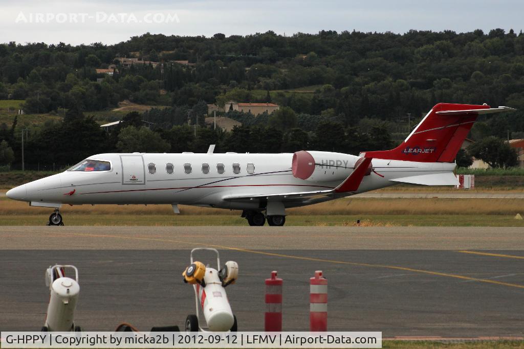 G-HPPY, 2008 Learjet 45 C/N 45-2102, Parked