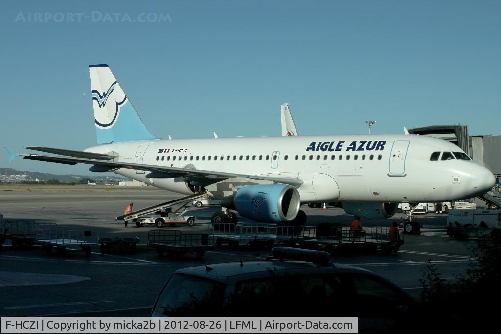 F-HCZI, 2010 Airbus A319-112 C/N 4268, Parked