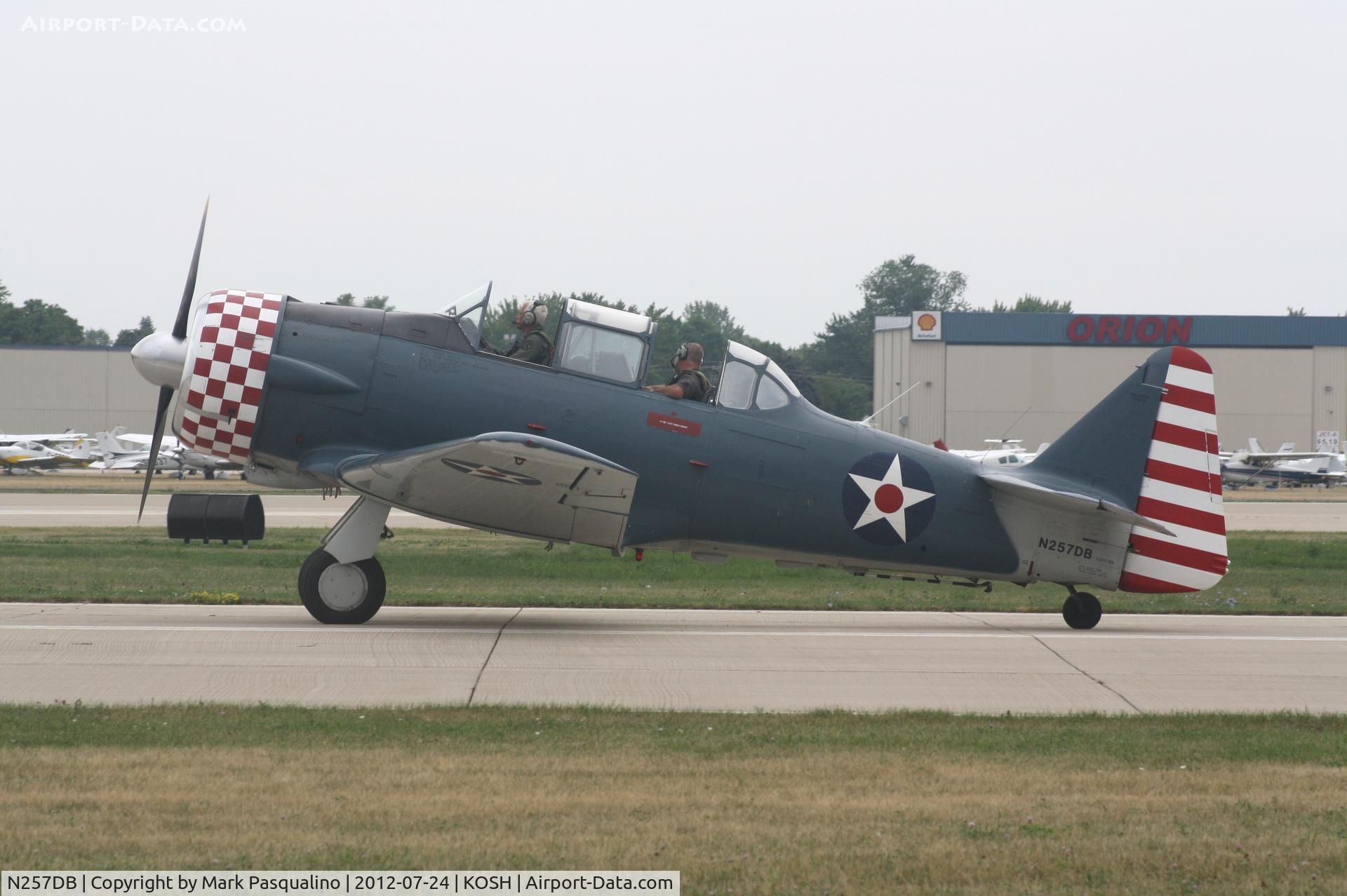N257DB, 1952 North American T-6G Texan C/N 182-600, North American T-6G