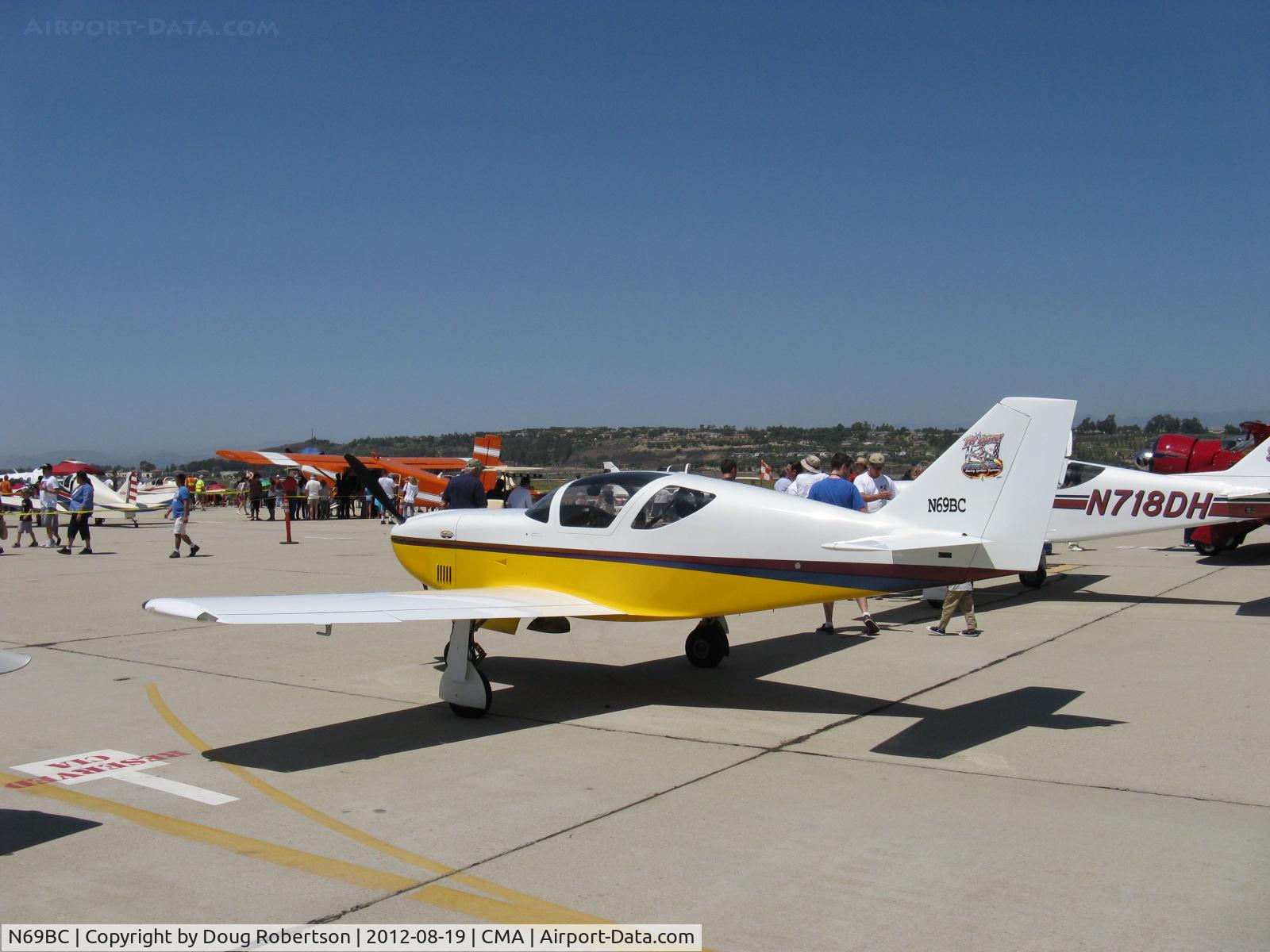 N69BC, 1987 Stoddard-Hamilton Glasair SHA C/N 567R, 1987 Bingham SHA GLASAIR, Lycoming IO-320 160 Hp