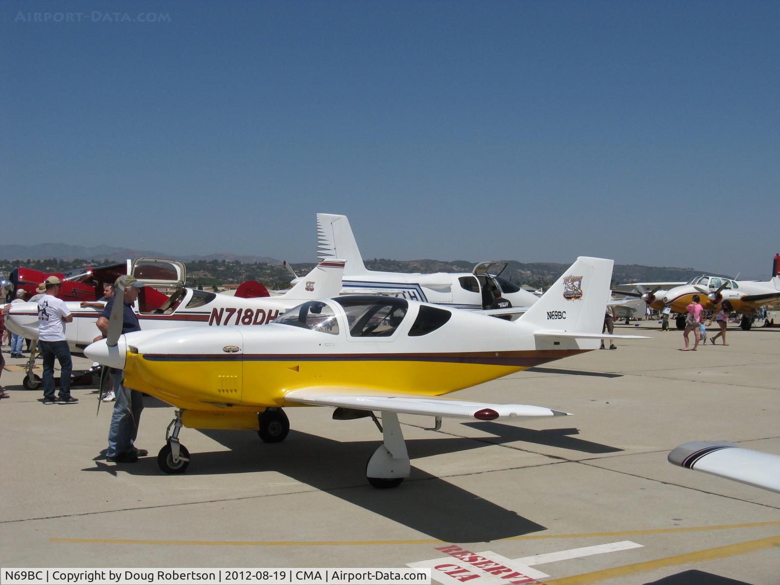 N69BC, 1987 Stoddard-Hamilton Glasair SHA C/N 567R, 1987 Bingham SHA GLASAIR, Lycoming IO-320 160 Hp