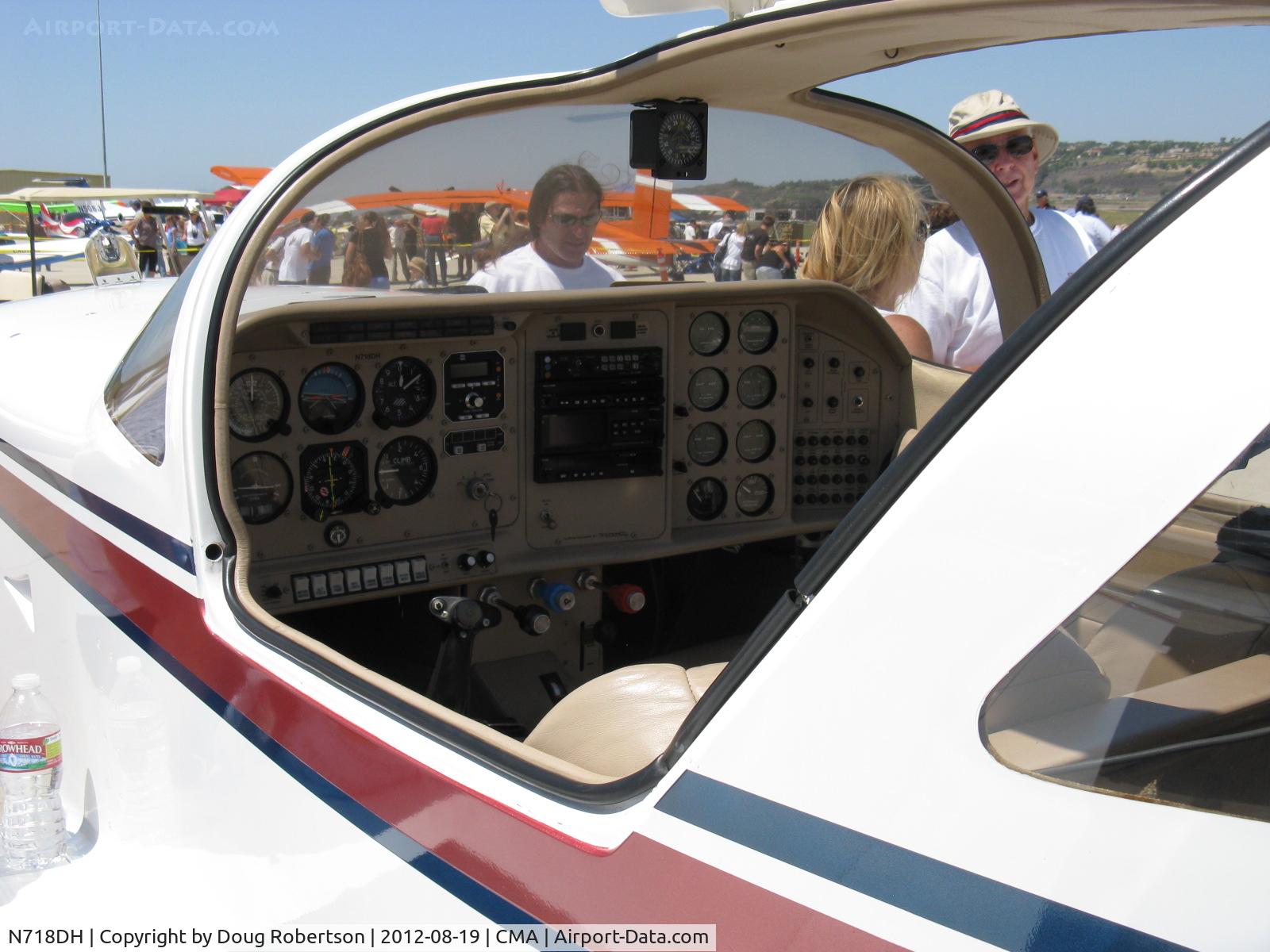 N718DH, 2003 Stoddard-Hamilton Glasair III SH-3R C/N 3083, 2003 Hirsch GLASAIR III SH-3R, Lycoming IO-540, panel