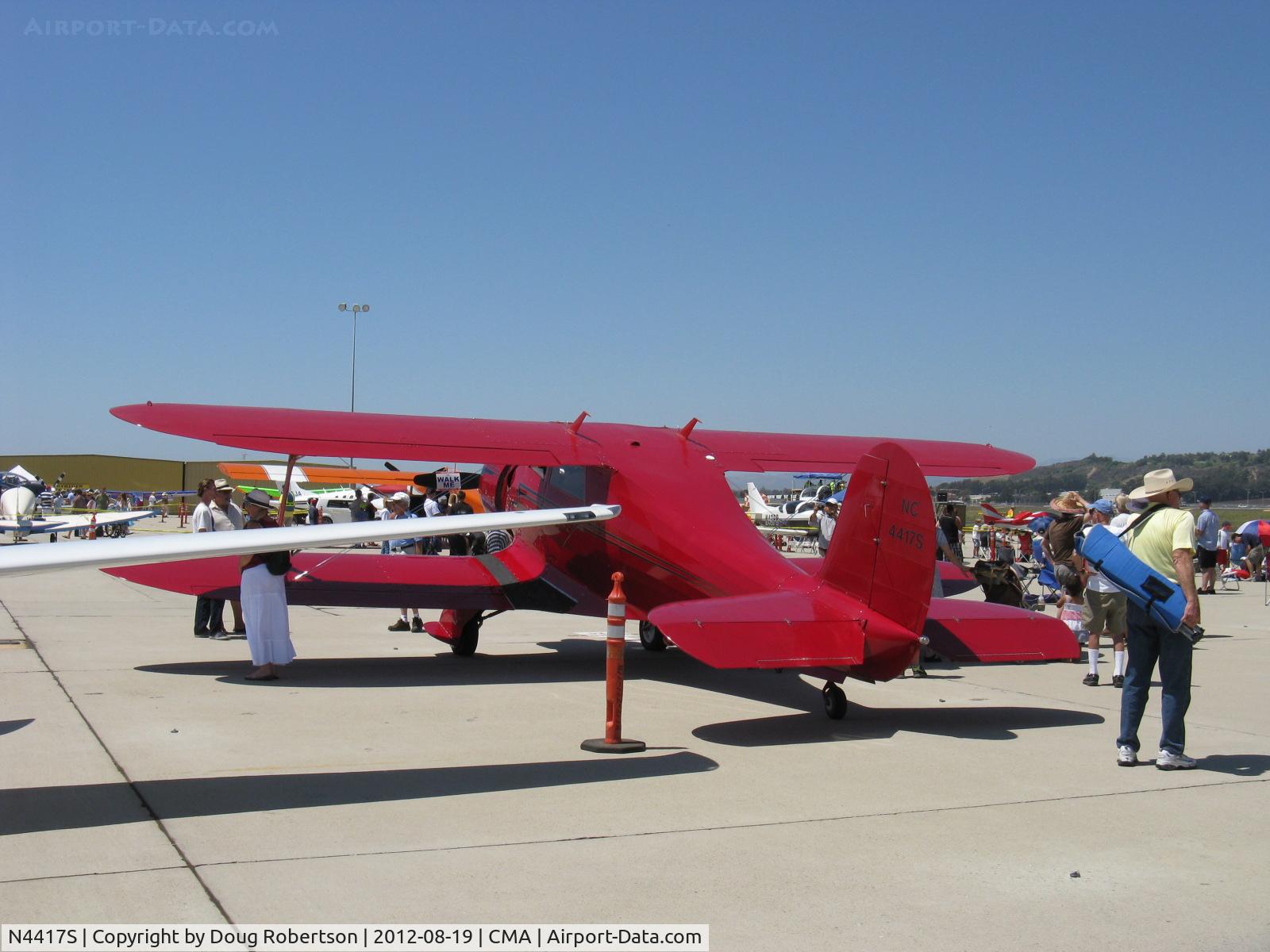 N4417S, 1944 Beech D17S (UC-43-BH/GB2) Staggerwing C/N 6918, 1944 Beech D17S STAGGERWING, P&W R-985 Wasp Jr. 450 Hp