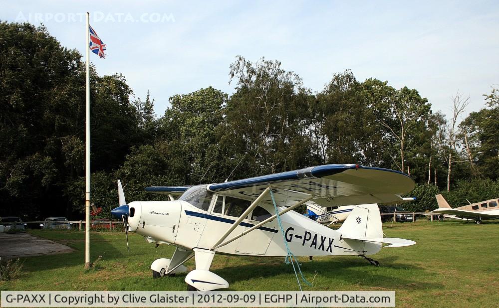 G-PAXX, 1954 Piper PA-20-135 Pacer Pacer C/N 20-1107, Ex: F-DADR > CN-TDJ(1) > F-BLLA > G-ARCE > G-PAXX > N135XX > G-PAXX - Originally in private hands in April 1983 as G-ARCE and currently in private hands since June 2011 as G-PAXX.