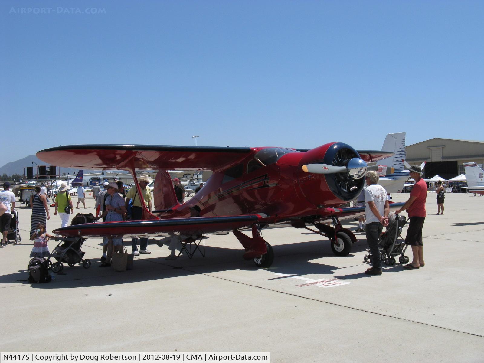 N4417S, 1944 Beech D17S (UC-43-BH/GB2) Staggerwing C/N 6918, 1944 Beech D17S STAGGERWING, P&W R-985 Wasp Jr. 450 Hp