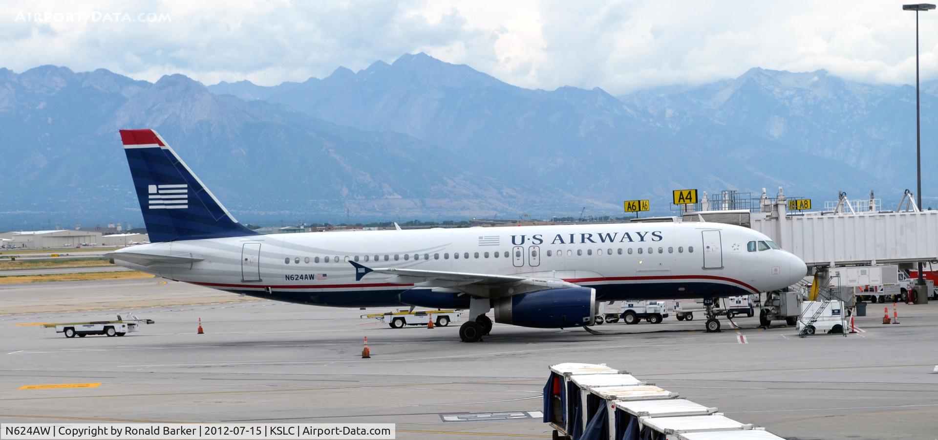 N624AW, 1989 Airbus A320-231 C/N 55, SLC UT