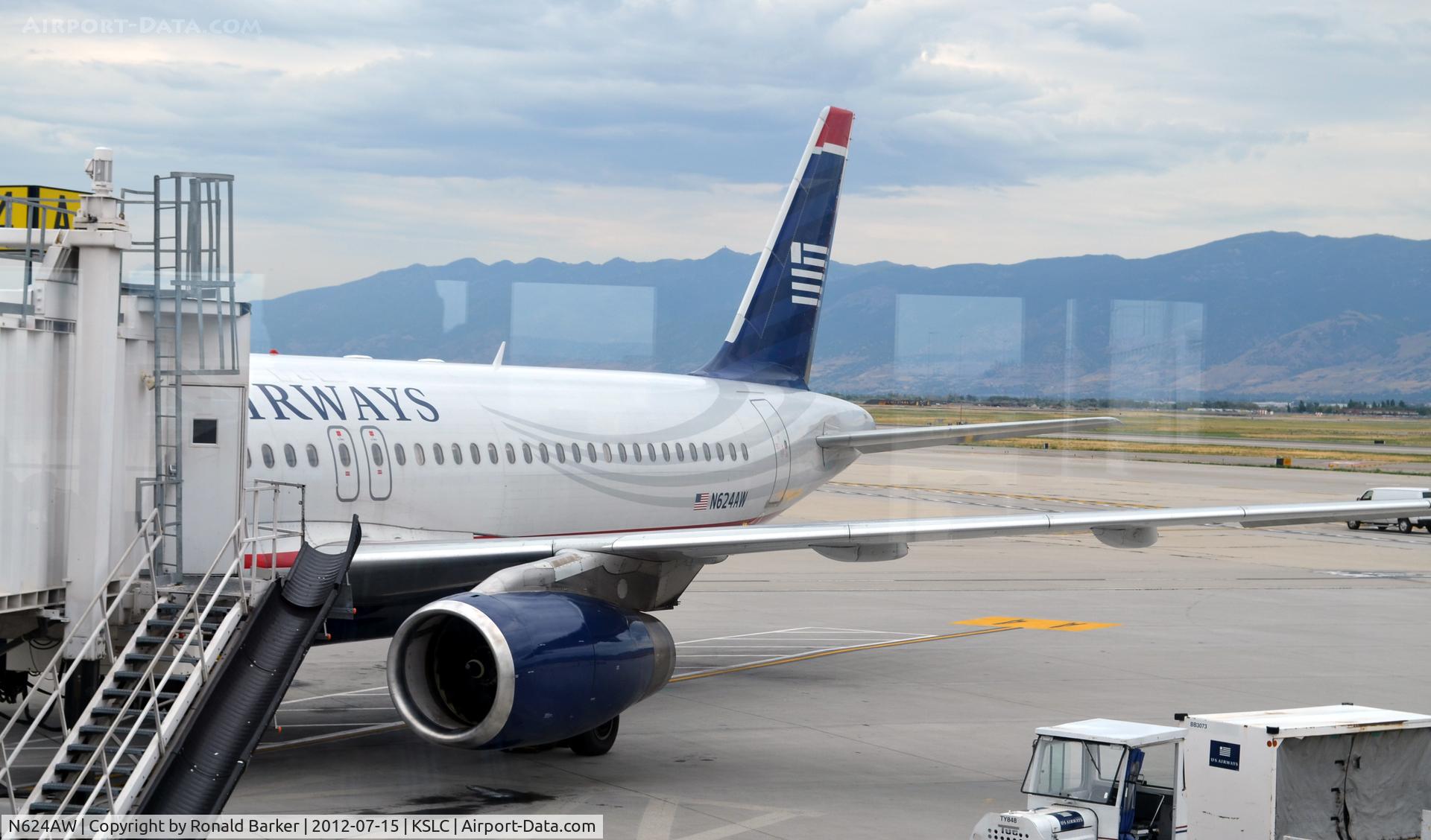 N624AW, 1989 Airbus A320-231 C/N 55, SLC UT
