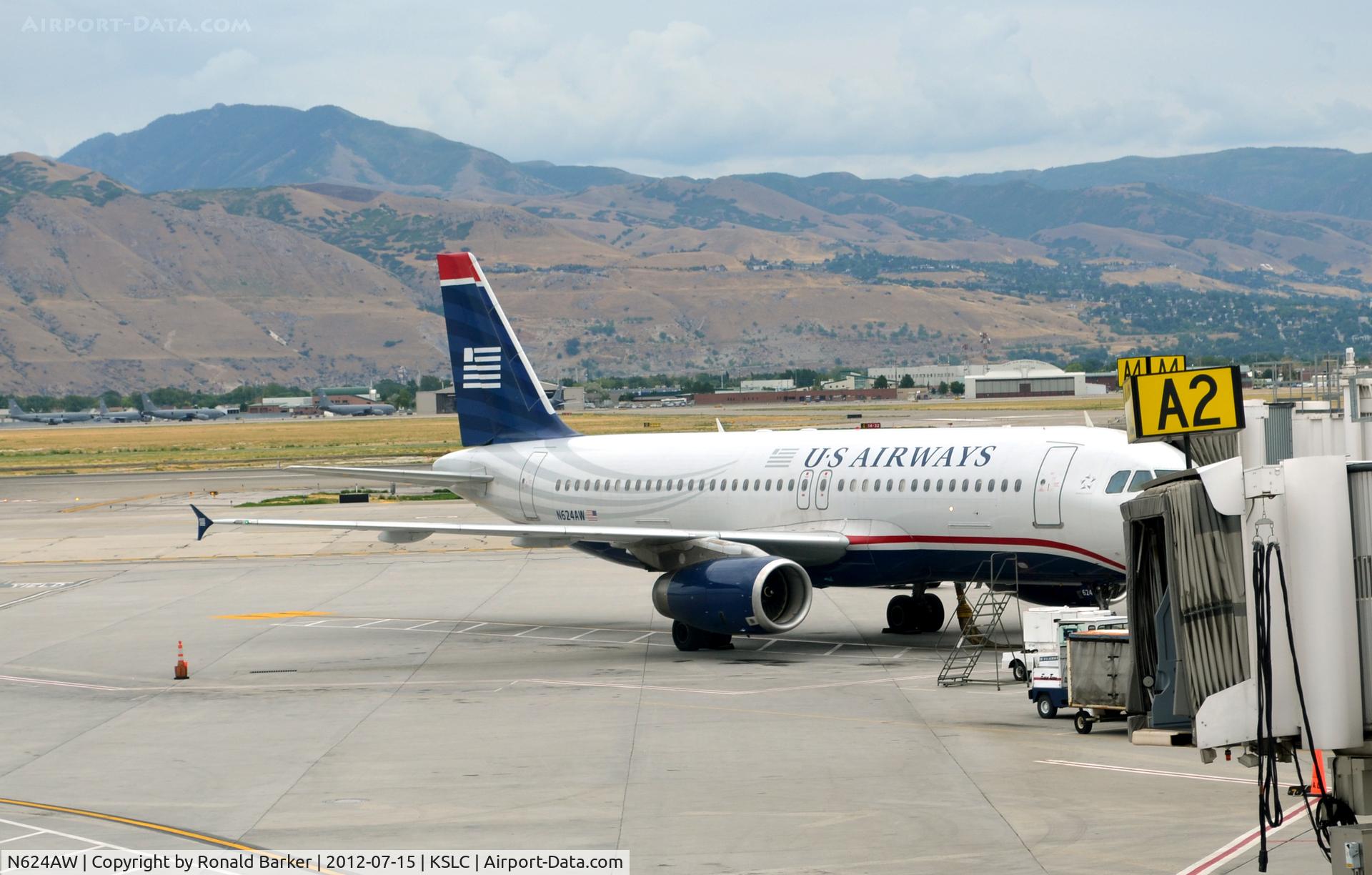 N624AW, 1989 Airbus A320-231 C/N 55, SLC UT
