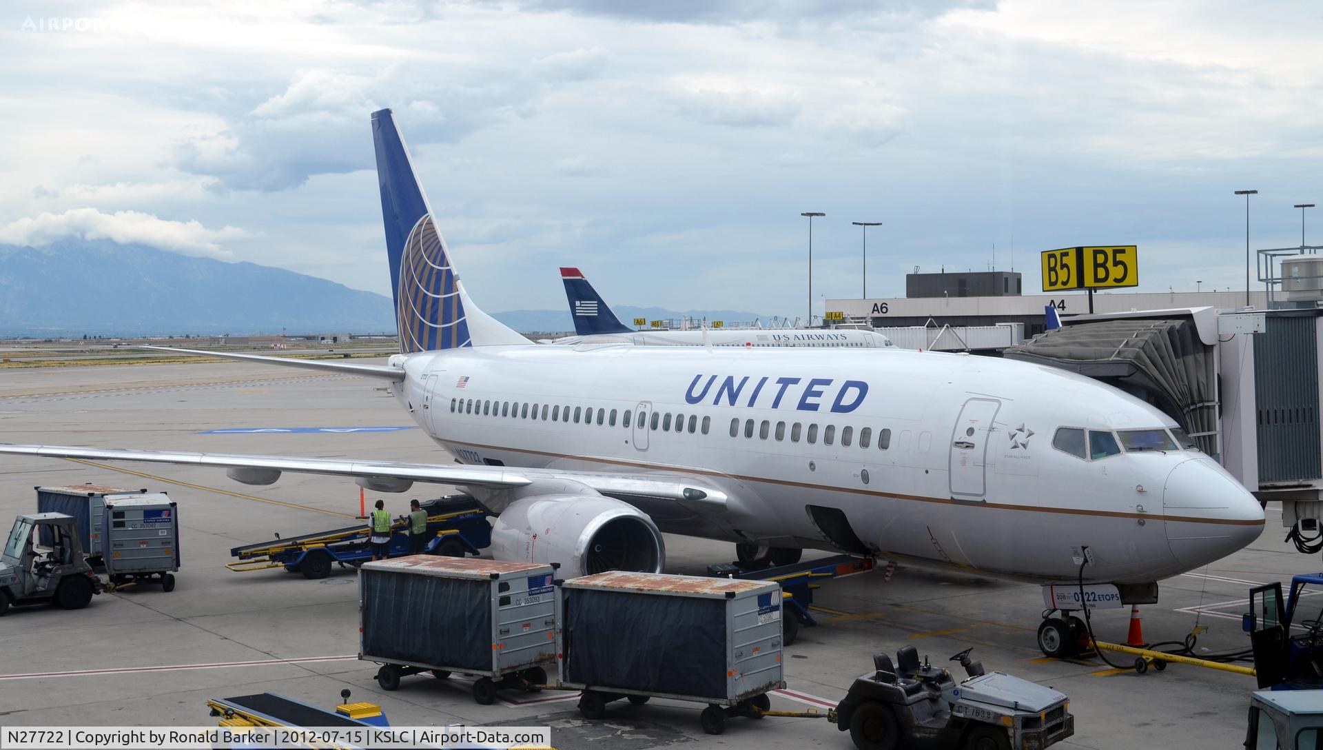N27722, 1999 Boeing 737-724 C/N 28789, SLC UT