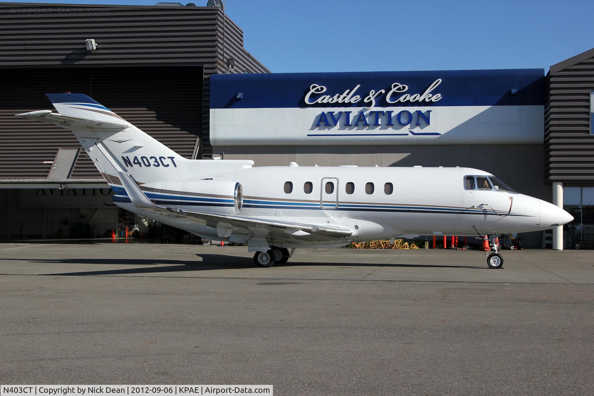 N403CT, 2006 Raytheon Hawker 850XP C/N 258818, KPAE/PAE