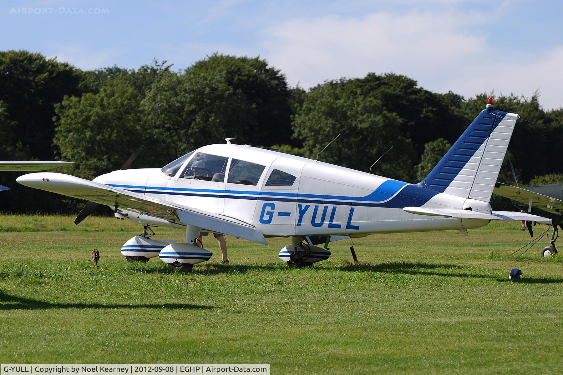 G-YULL, 1969 Piper PA-28-180 Cherokee C/N 28-5603, Photographed at the Vintage Fly-in at Popham Airfield Sept '12