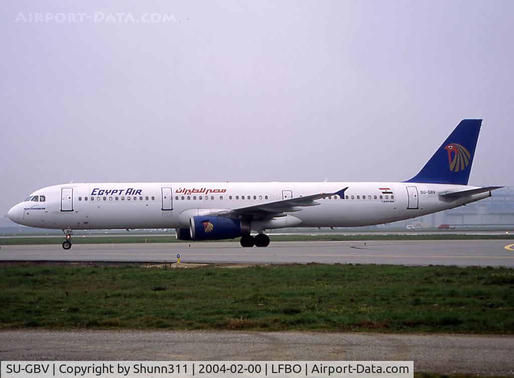 SU-GBV, 1997 Airbus A321-231 C/N 715, Taxiing to the Terminal in o/c...