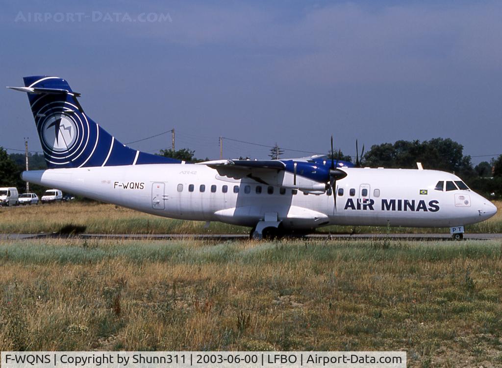 F-WQNS, 1988 ATR 42-300 C/N 091, C/n 0091 - Air Minas c/s ntu and came back from MPL after long term storage...