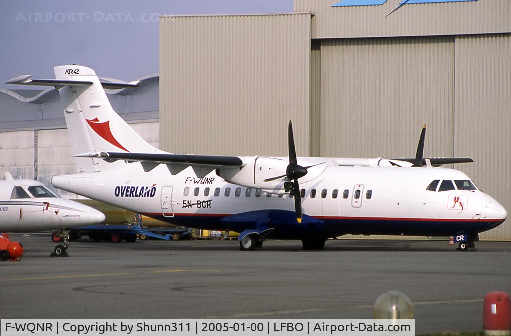 F-WQNR, 1986 ATR 42-300 C/N 031, C/n 0031 - To be 5N-BCR -Stored with dual registration before delivery...