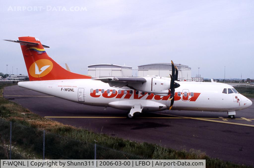 F-WQNL, 1995 ATR 42-420 C/N 487, C/n 0487 - To be YV1009 and ready for his new operator... Ex. CSA as OK-AFE