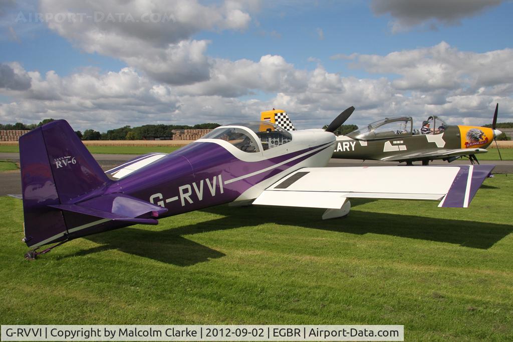 G-RVVI, 2000 Vans RV-6 C/N PFA 181-12418, Vans RV-6 at The Real Aeroplane Club's Wings & Wheels weekend, Breighton Airfield, September 2012.