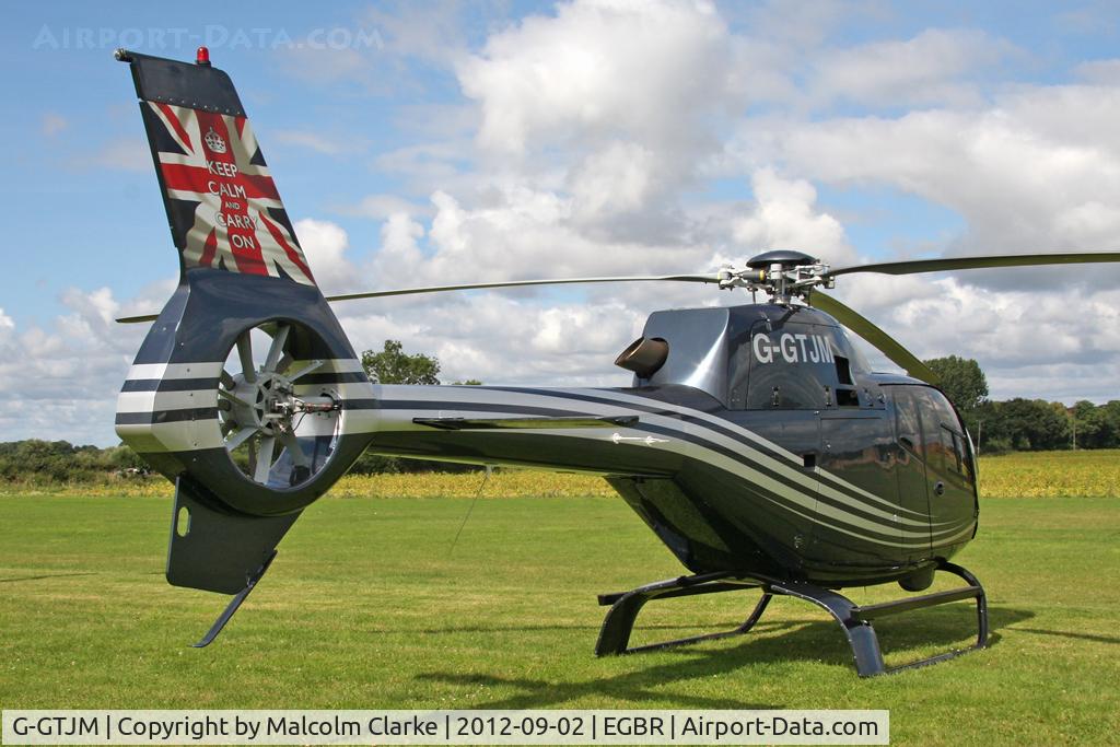 G-GTJM, 2006 Eurocopter EC-120B Colibri C/N 1428, Eurocopter EC-120B Colibri at The Real Aeroplane Club's Wings & Wheels weekend, Breighton Airfield, September 2012.