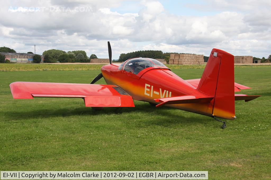 EI-VII, Vans RV-7 C/N 73114, Vans RV-7 at The Real Aeroplane Club's Wings & Wheels weekend, Breighton Airfield, September 2012.