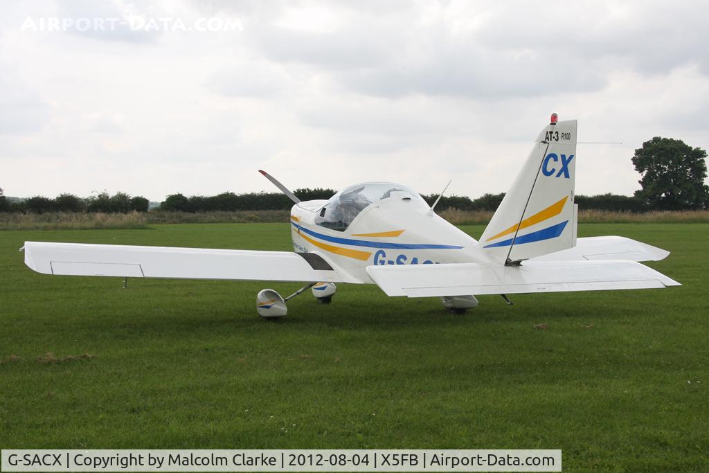 G-SACX, 2007 Aero AT-3 R100 C/N AT3-028, Aero AT-3 R100 at Fishburn Airfield UK, August 2012.