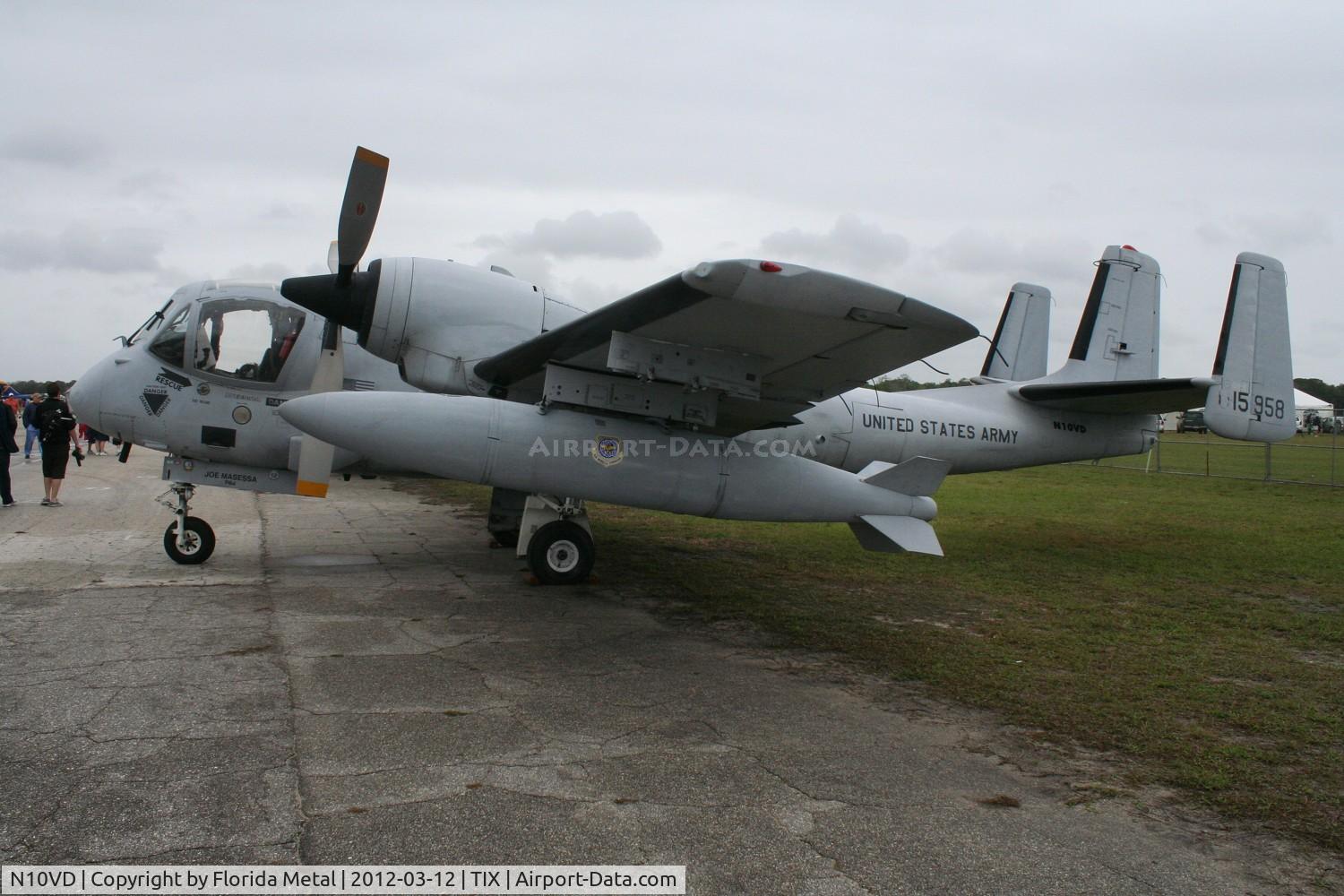 N10VD, 1968 Grumman OV-1D Mohawk C/N 162C, OV-1 Mohawk