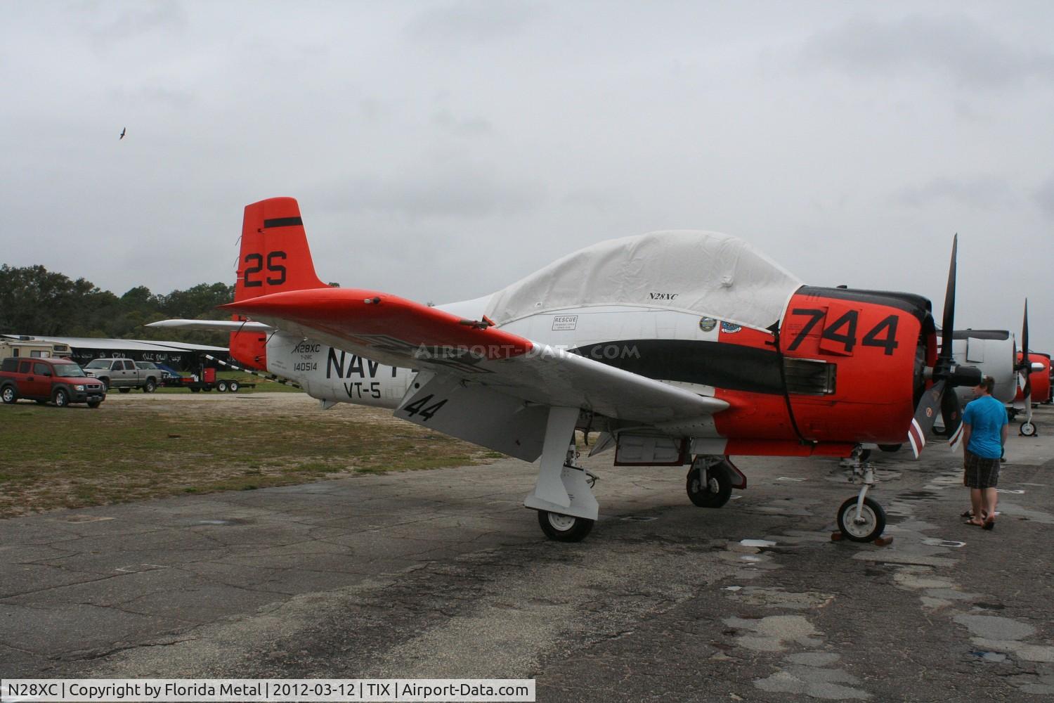 N28XC, 1954 North American T-28C Trojan C/N 226-91 (140514), T-28C