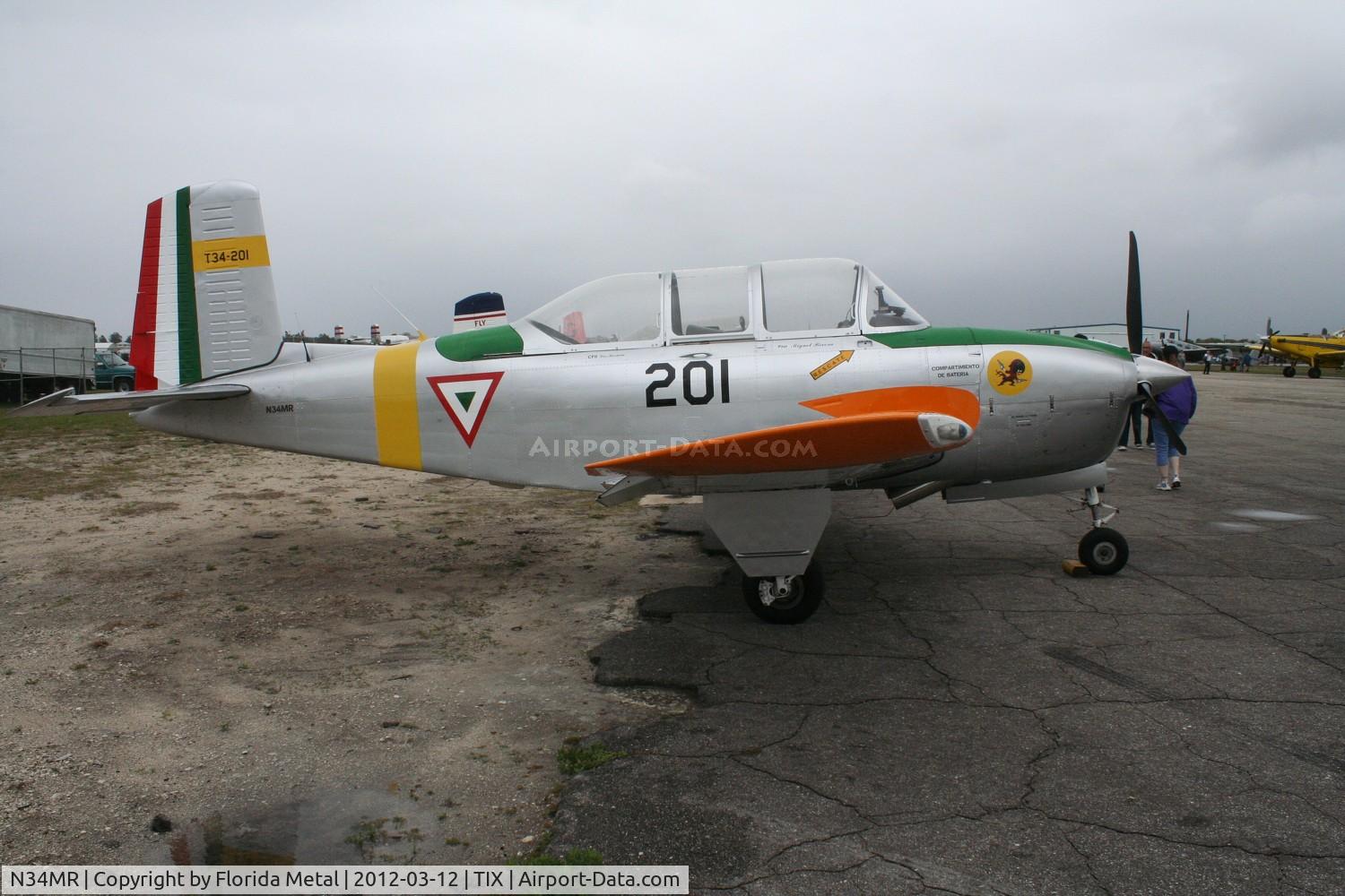 N34MR, 1952 Beech T-34A (A45) Mentor Mentor C/N G-39, Mexican Air Force T-34