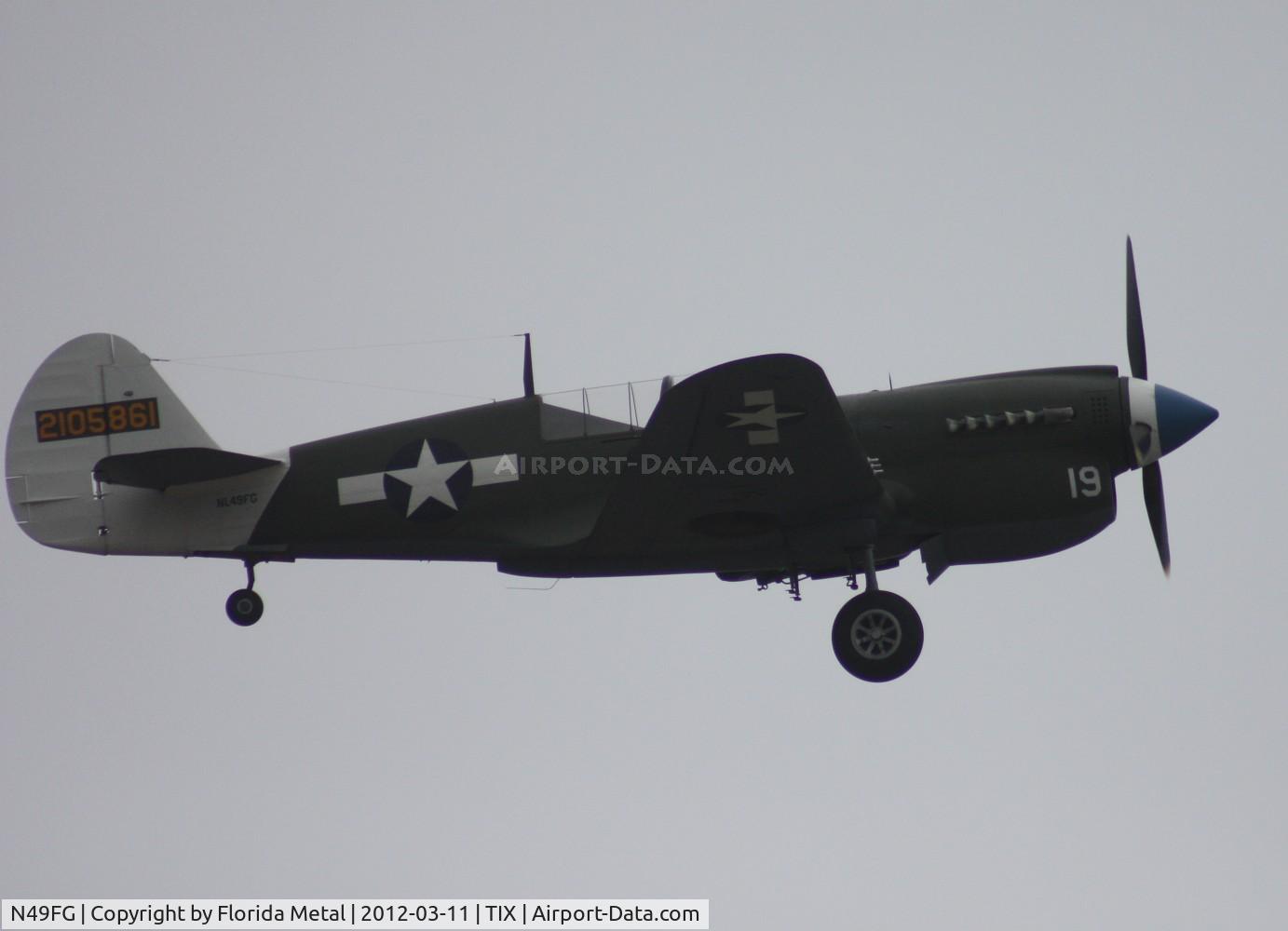 N49FG, 1943 Curtiss P-40N Warhawk C/N 29623, P-40N Warhawk
