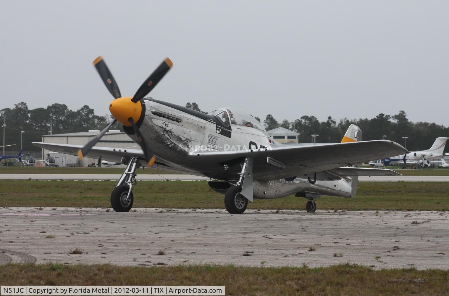 N51JC, 1944 North American P-51D Mustang C/N 122-38798, The Brat III