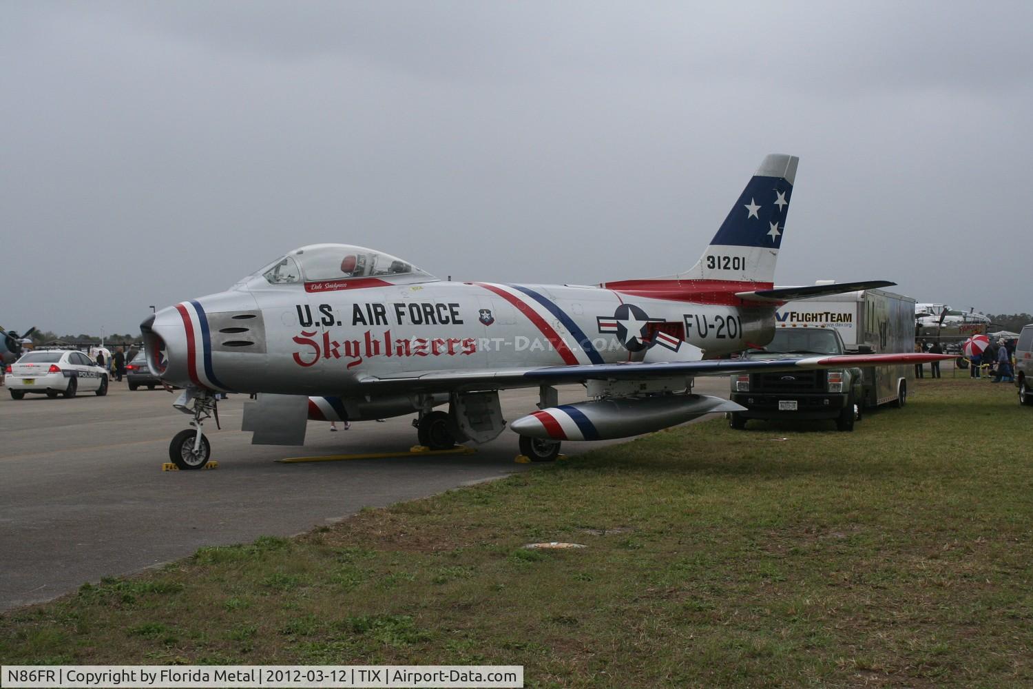 N86FR, 1952 North American F-86F Sabre C/N 191-655, F-86FR