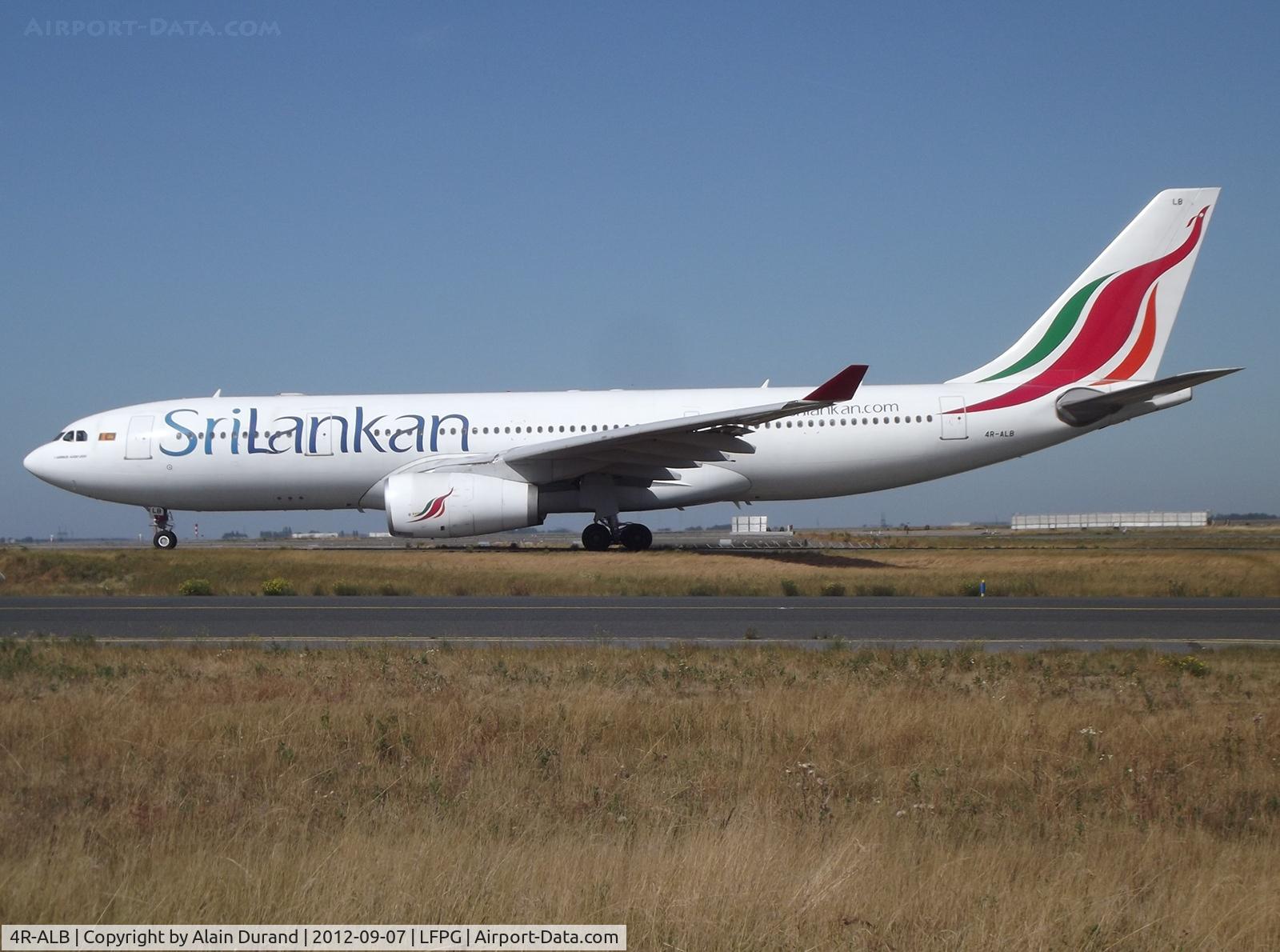 4R-ALB, 1999 Airbus A330-243 C/N 306, Originally allocated to an Air Lanka Boeing 707, Alpha-Lima-Bravo now identifies one of successor Sri Lankan's A332.