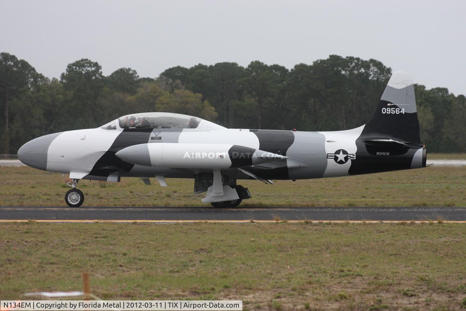 N134EM, Canadair CT-133 Silver Star 3 (CL-30) C/N T33-564, Dale Snodgrass in the T-33
