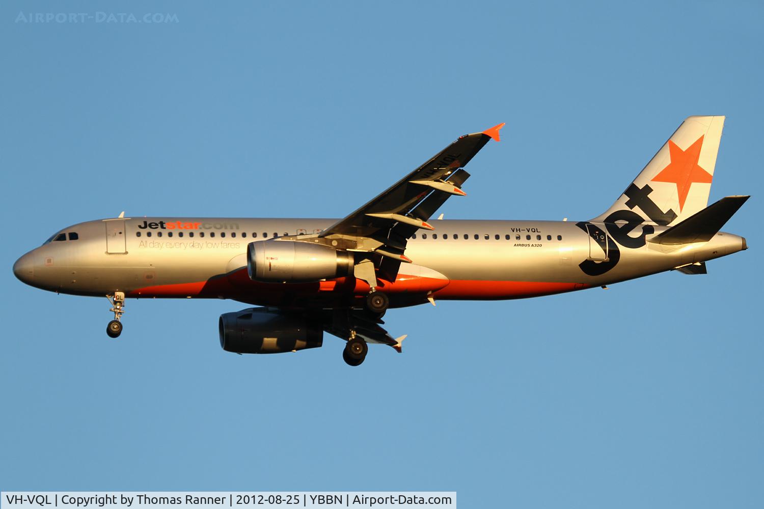 VH-VQL, 2006 Airbus A320-232 C/N 2642, Jetstar Airbus A320