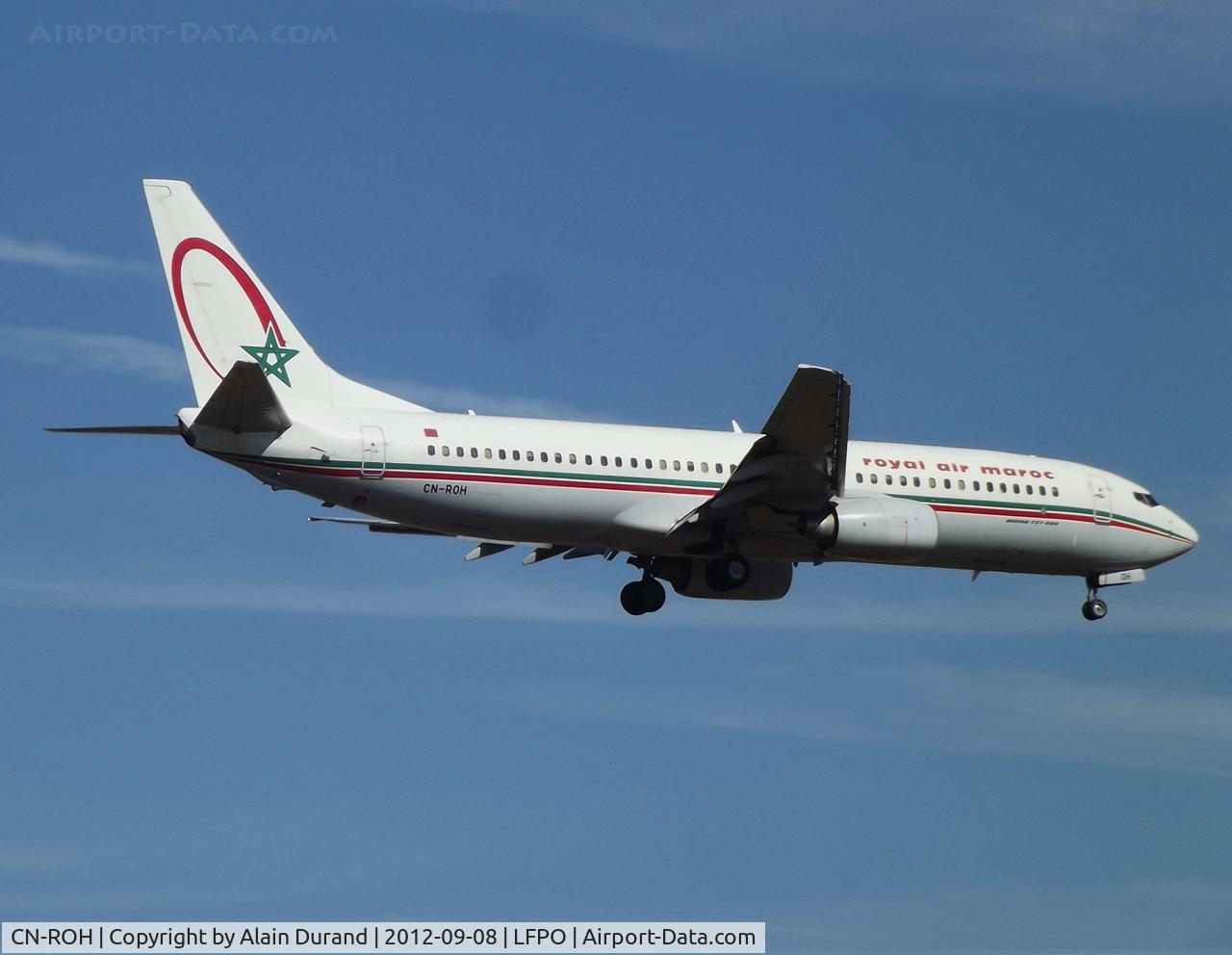 CN-ROH, 2006 Boeing 737-85P C/N 33978, C/N 1957 is one of very few winglet devoid 738s in the fleet of Royal Air Maroc. Seen on short finals to runway 06/24, Oscar-Hotel is leased from Itochu.