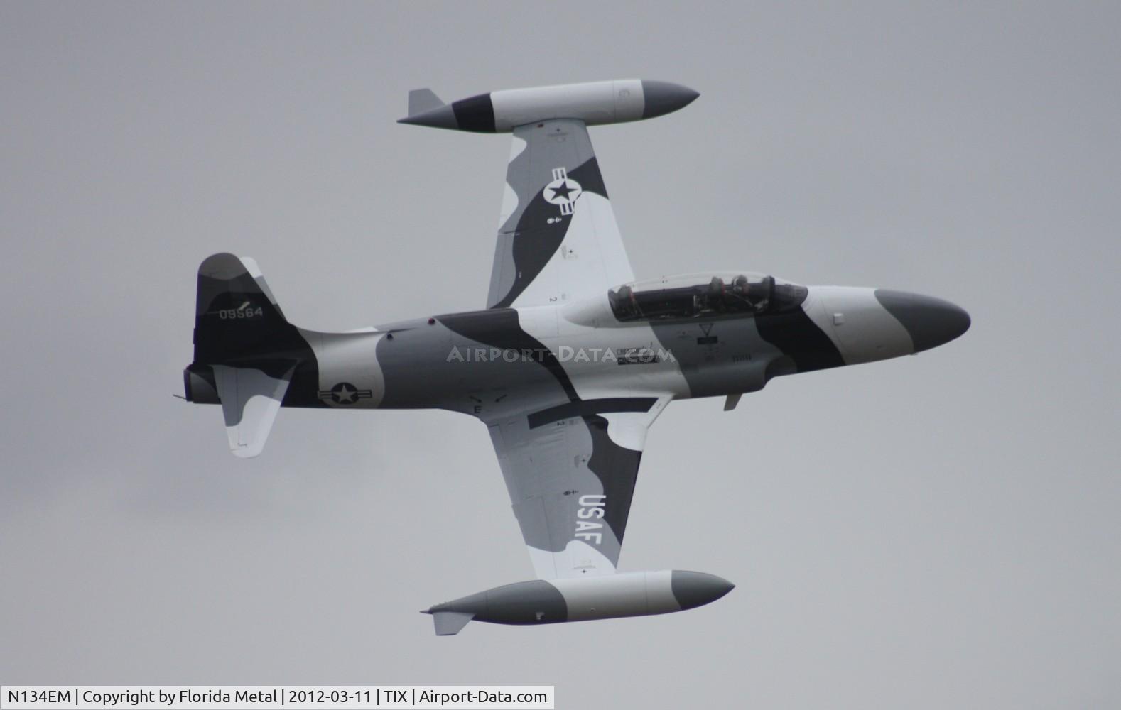 N134EM, Canadair CT-133 Silver Star 3 (CL-30) C/N T33-564, An awesome low pass by Dale Snodgrass, unfortunately that whole weekend the weather didn't cooperate