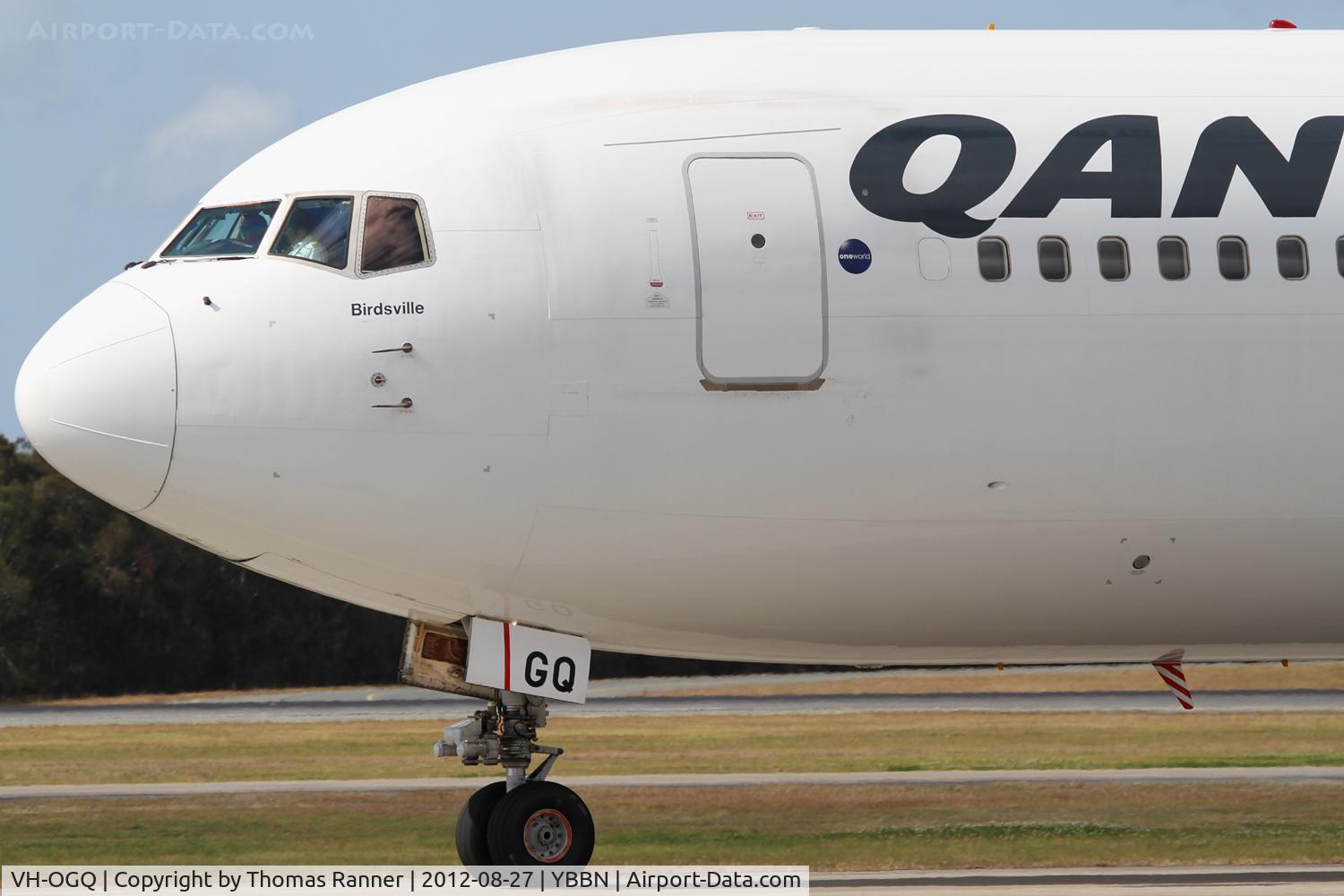 VH-OGQ, 1996 Boeing 767-338 C/N 28154, Qantas Boeing 767
