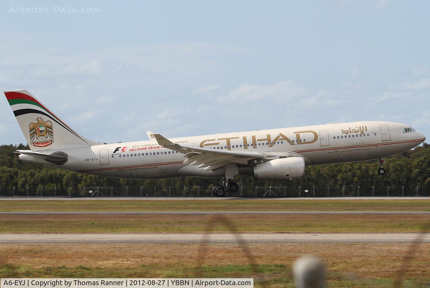 A6-EYJ, 2006 Airbus A330-243 C/N 737, Etihad Airbus A330