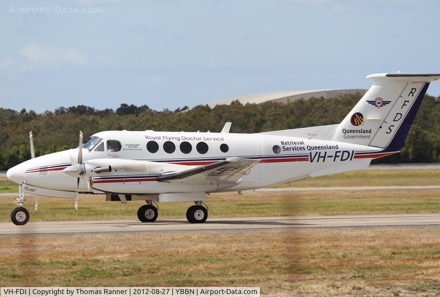 VH-FDI, Beech B200C Super King Air King Air C/N BB-1037, RFDS Beechcraft King Air