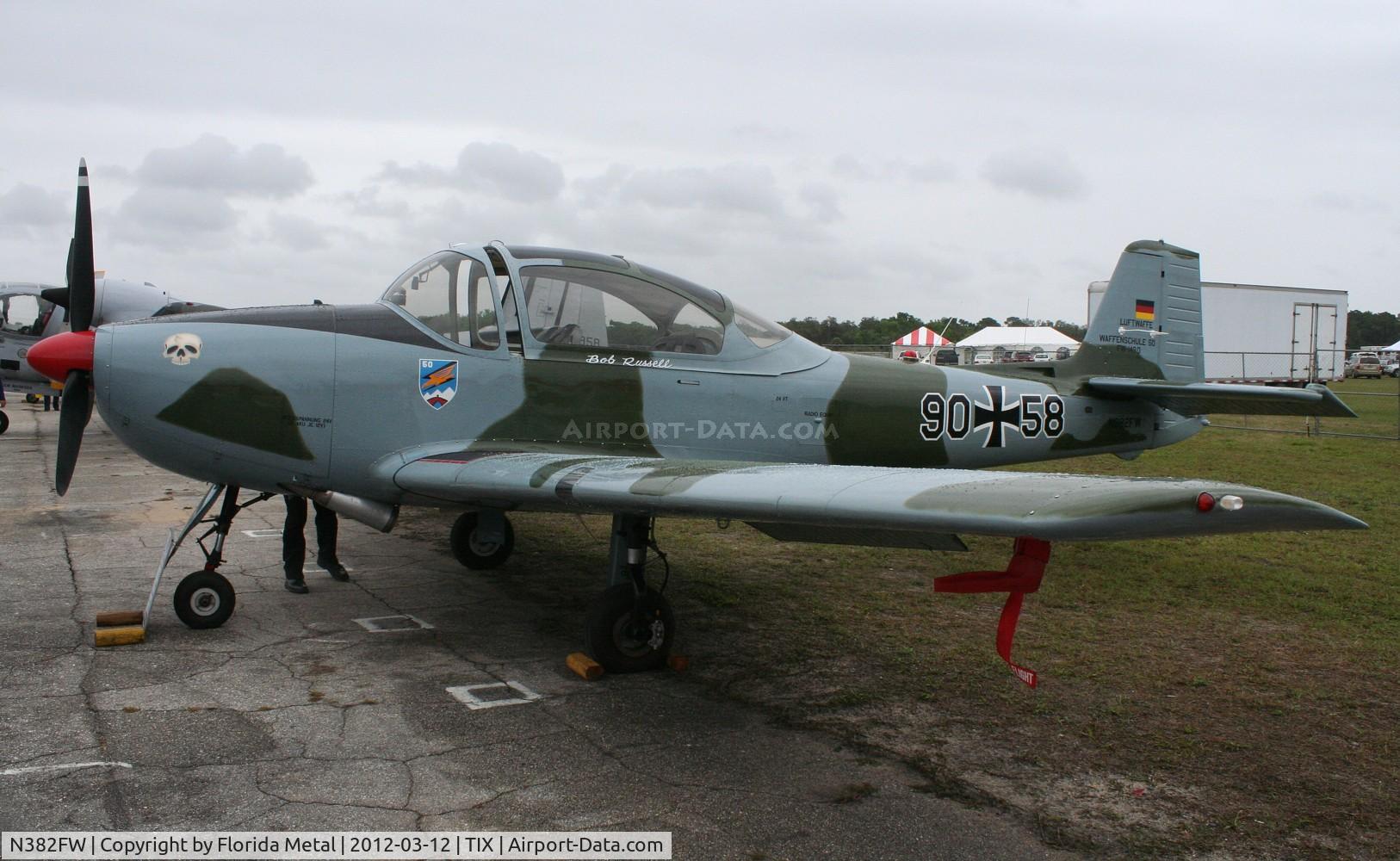 N382FW, 1962 Focke-Wulf FWP-149D C/N 075, FW149D