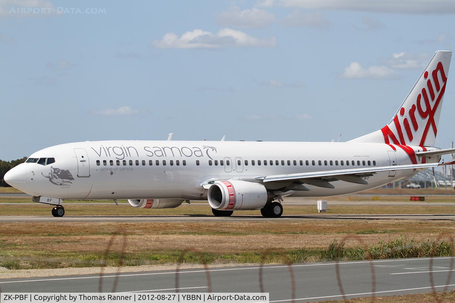 ZK-PBF, 2004 Boeing 737-8FE C/N 33799, Virgin Samoa Boeing 737