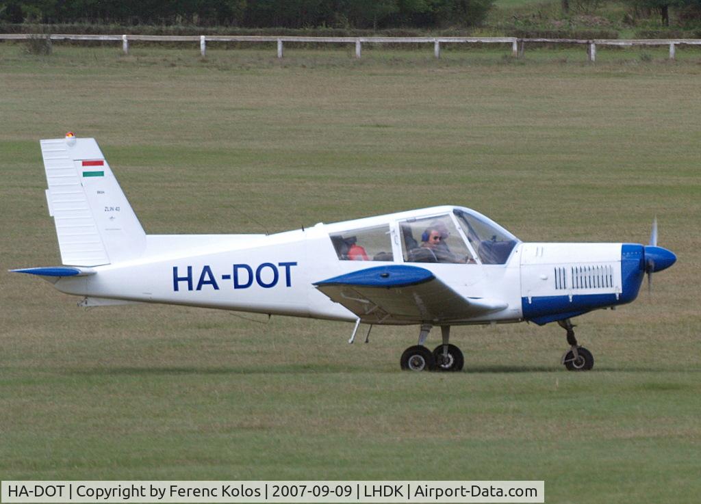 HA-DOT, 1971 Zlin Z-43 C/N 0034, Dunakeszi