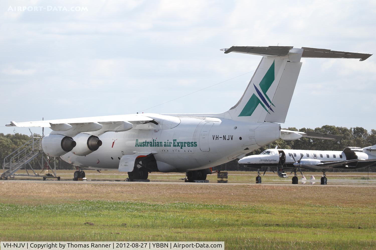 VH-NJV, 1982 British Aerospace BAe.146-100 C/N E1002, Cobham Aviation Services Australia BAe 146