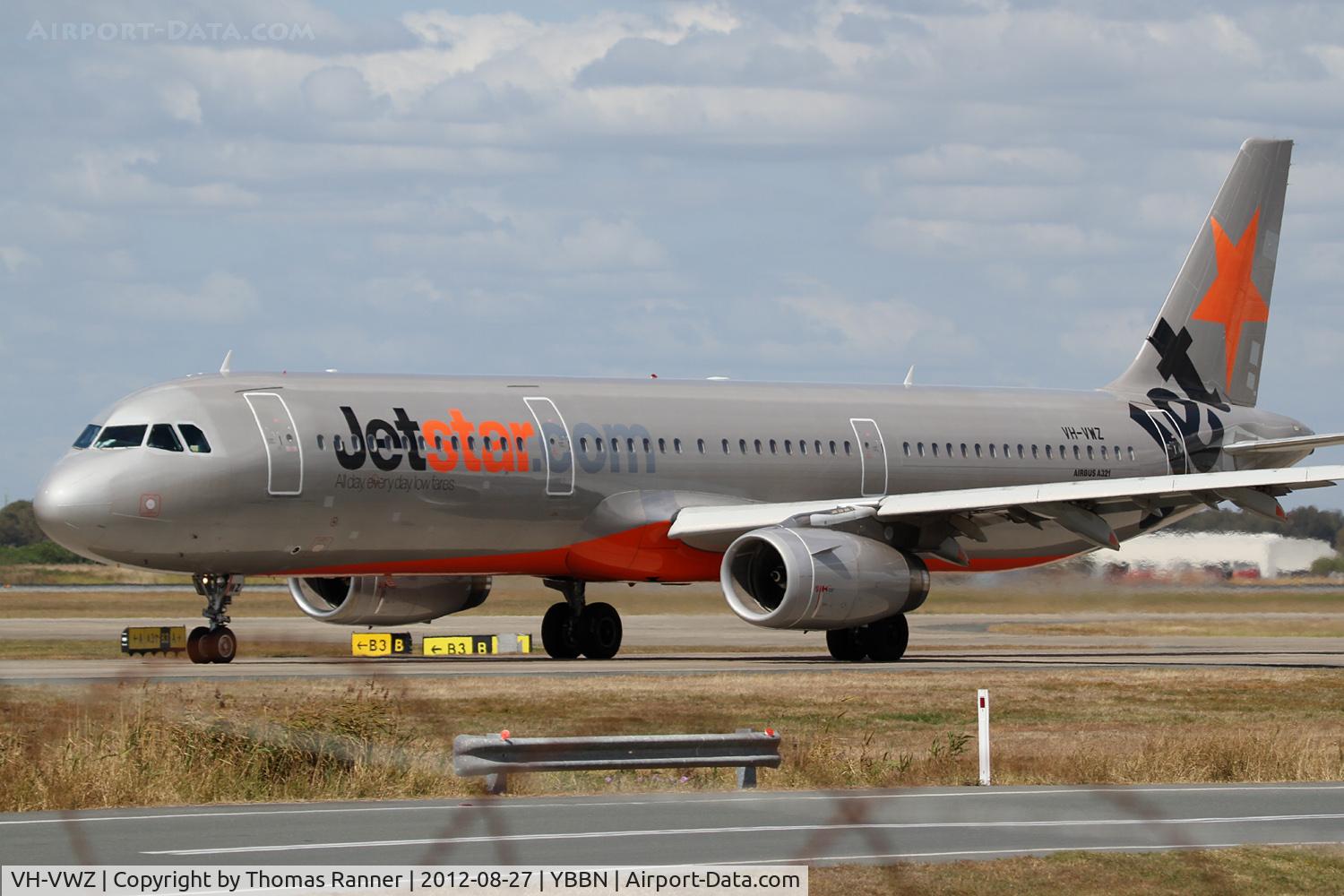 VH-VWZ, 2000 Airbus A321-231 C/N 1195, Jetstar Airbus A321