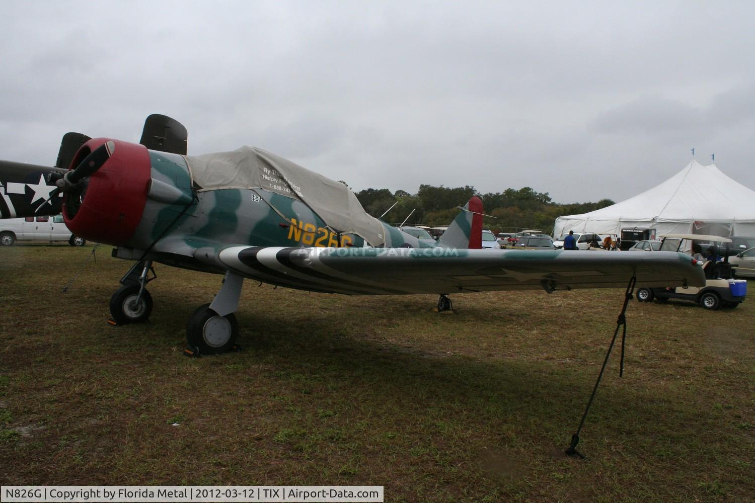 N826G, 1952 North American AT-6G Texan C/N SA 075, AT-6G