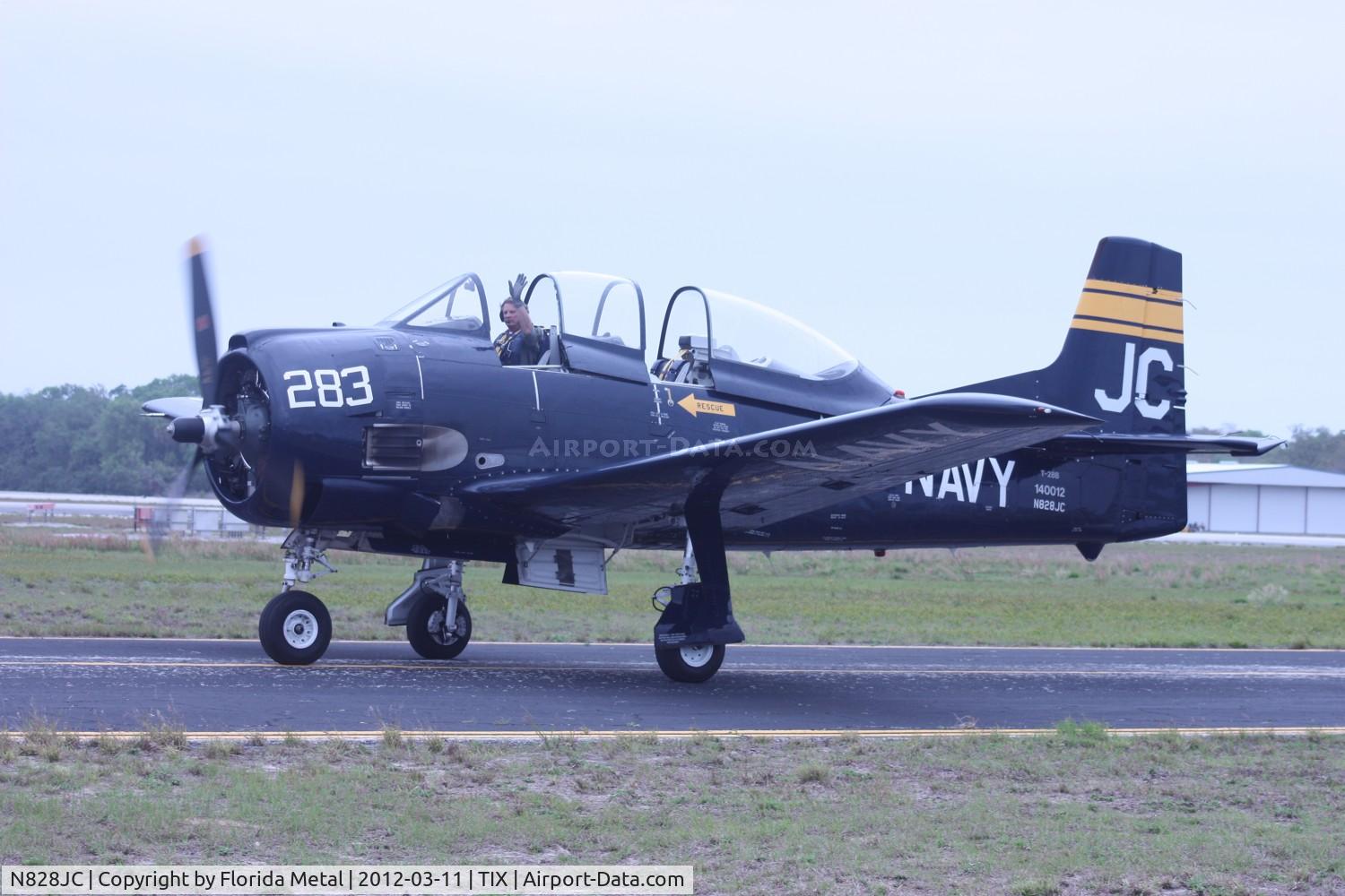 N828JC, 1955 North American T-28B Trojan C/N 219-11, T-28B