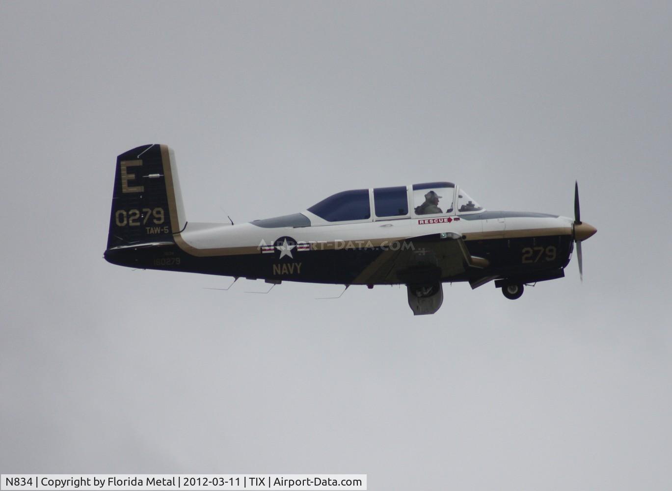 N834, 1952 Beech (CCF) T-34A Mentor (A45) C/N G-62, T-34 Mentor
