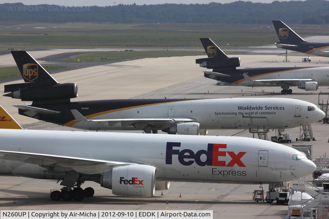 N260UP, 1992 McDonnell Douglas MD-11F C/N 48418, UPS, McDonnell Douglas MD-11F, CN: 48418/0501