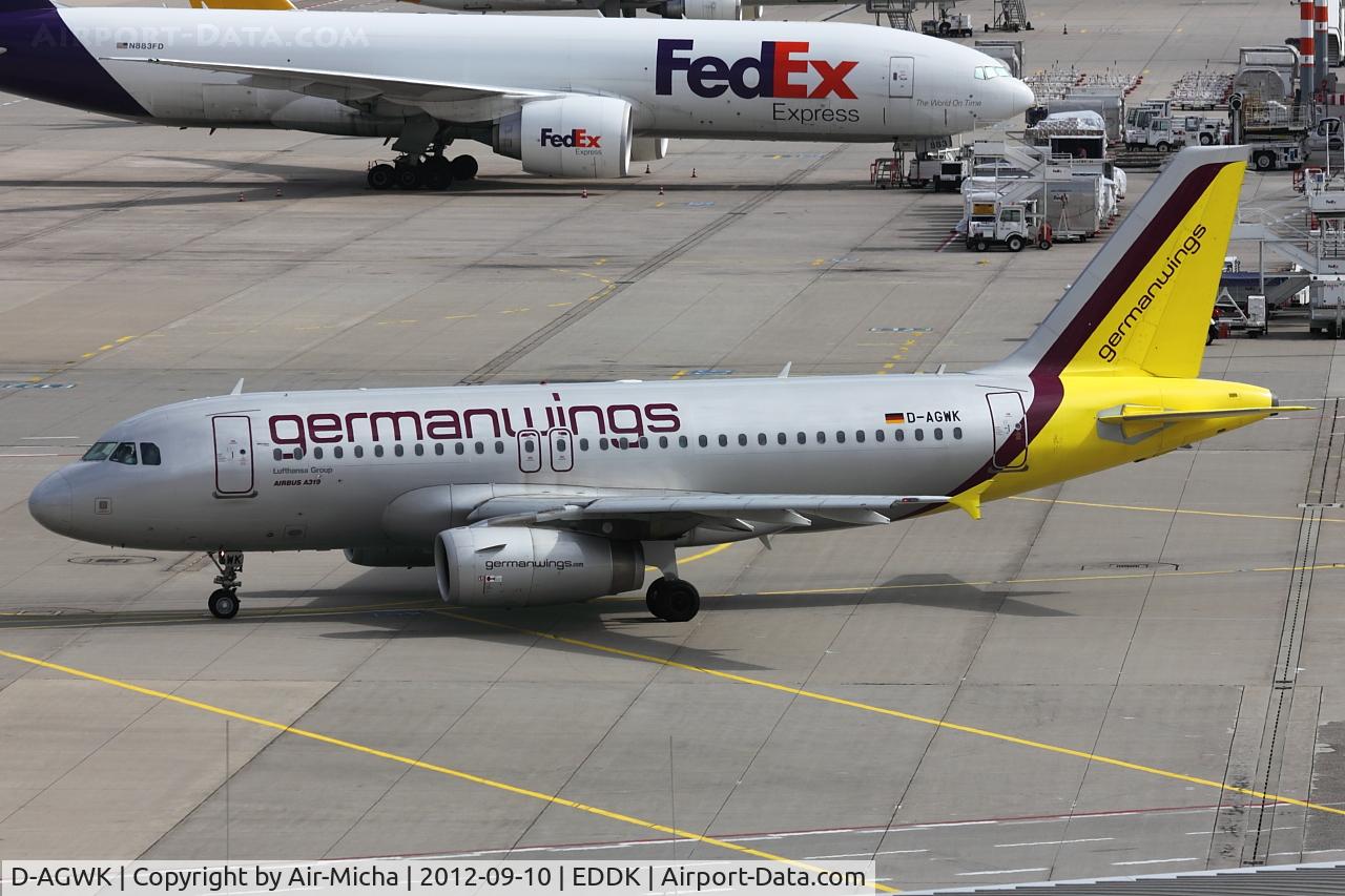 D-AGWK, 2008 Airbus A319-132 C/N 3500, Germanwings, Airbus A319-132, CN: 3500