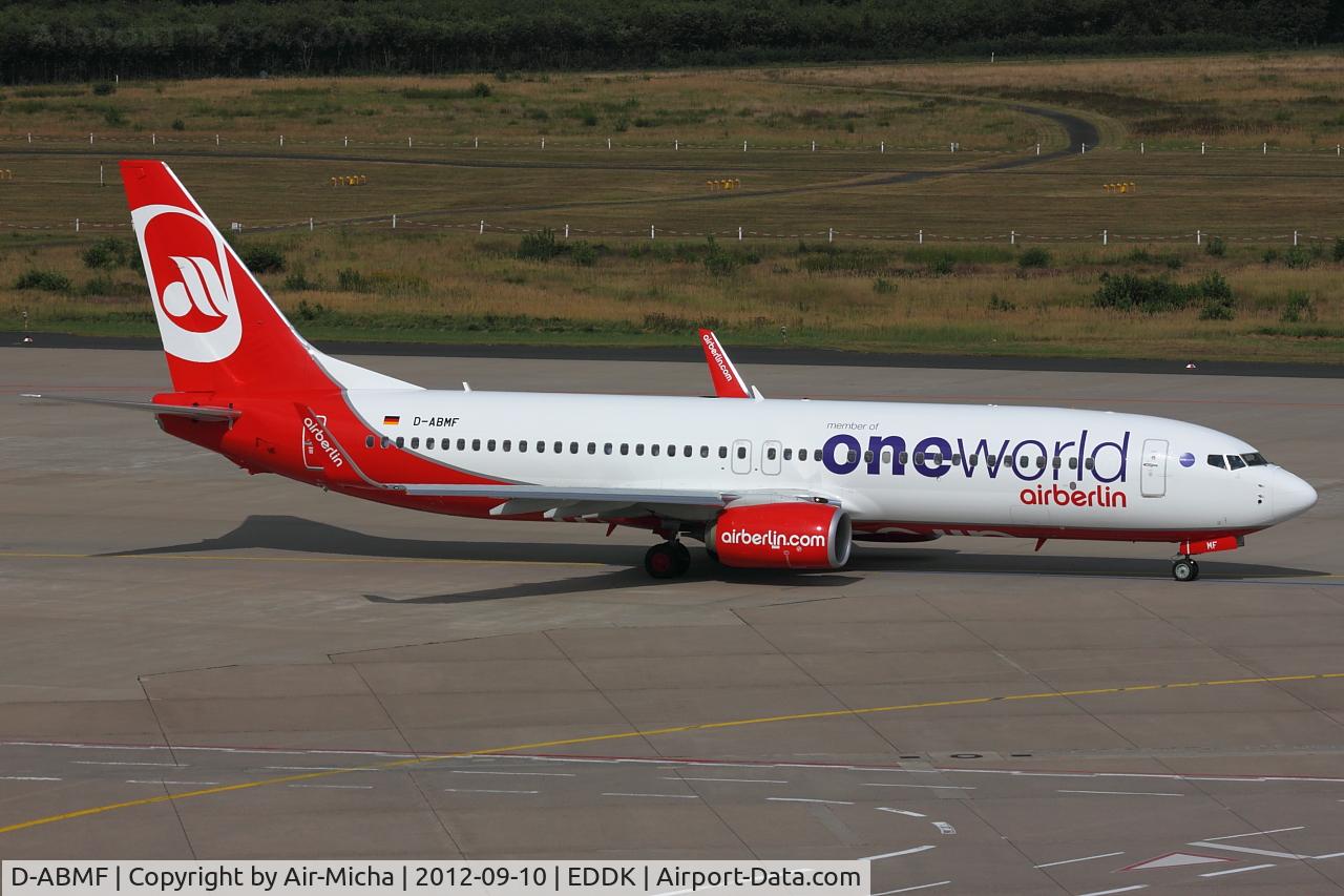 D-ABMF, 2012 Boeing 737-86J C/N 37767, Air Berlin, Boeing 737-86J (WL), CN: 37767/4065